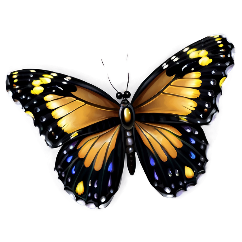 Vibrant Butterfly Wallpaper: Intricate Patterns & Dewdrop Elegance