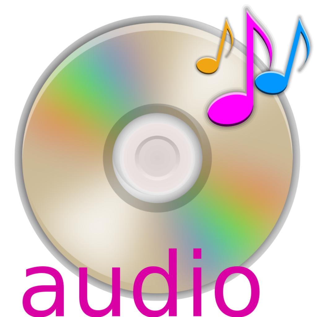 Colorful CD Wallpaper with Vibrant Musical Notes & Bold Text