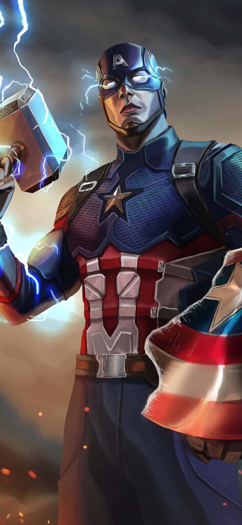 Epic Captain America Android Wallpaper