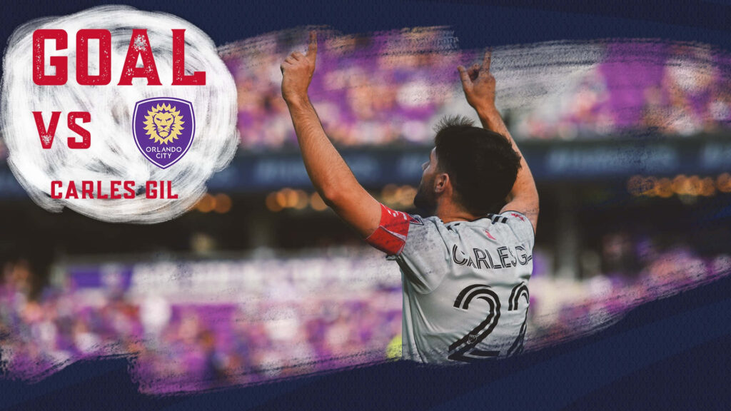 Vibrant Carles Gil Goal Celebration Fanart Wallpaper Background