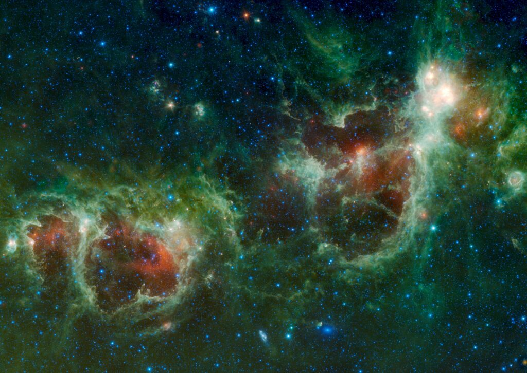 Vibrant Nebula Wallpaper: A Majestic Celestial Scene for Astronomers