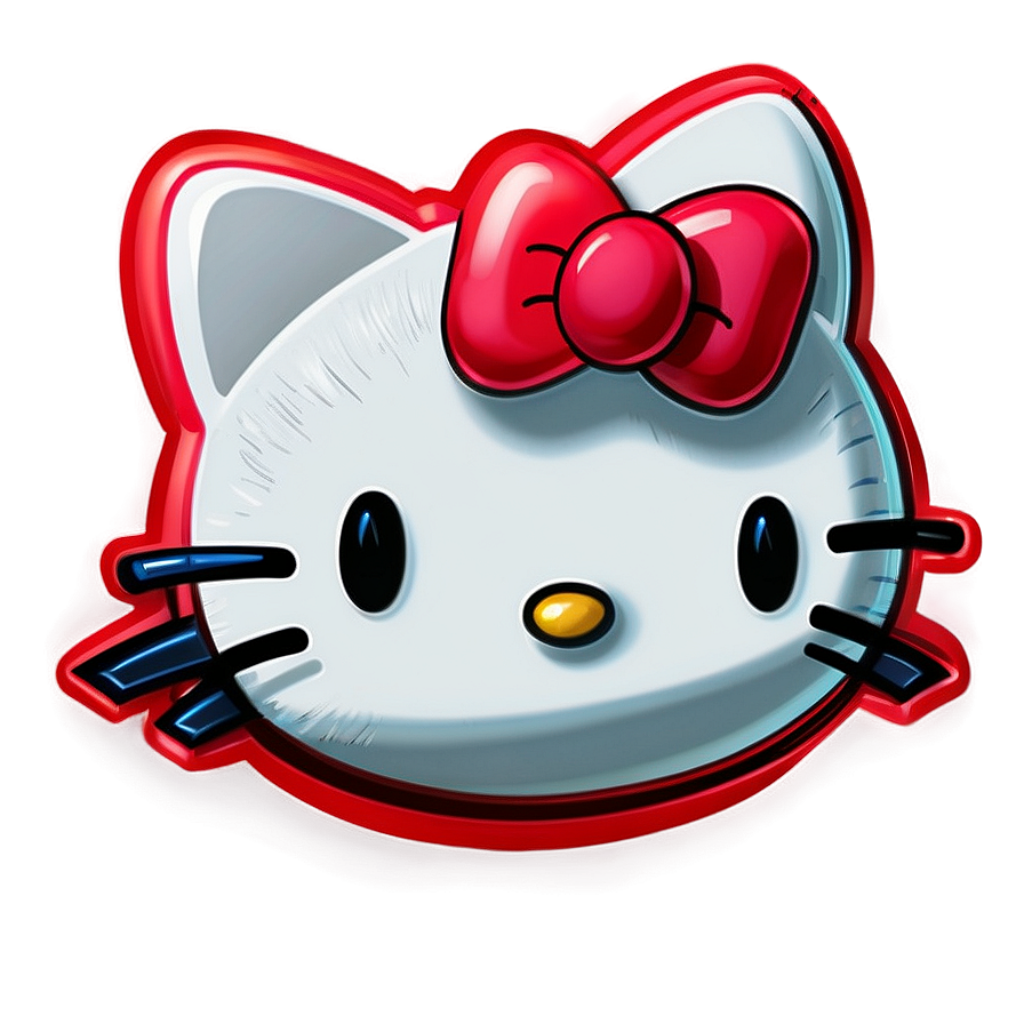 Vibrant Character Wallpaper: Round Face & Red Bow on Soft Gradient