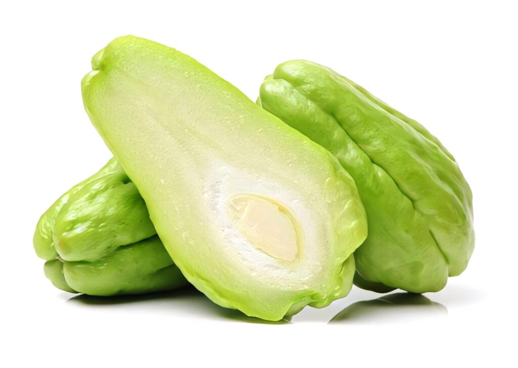 Vibrant Green Chayote Wallpaper Background: Fresh & Textured Design