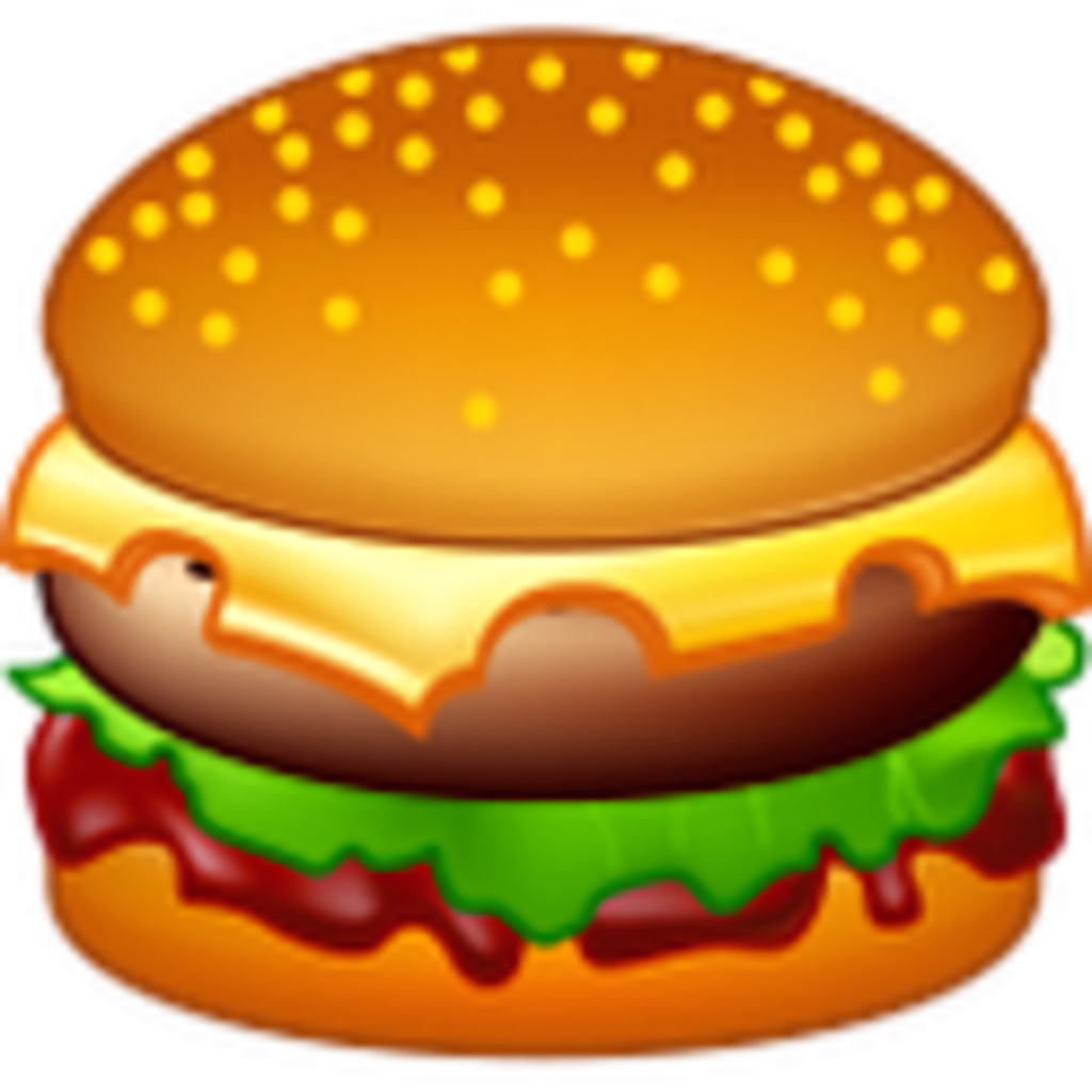 Vibrant Cheeseburger Emoji Art PNG for Food Design & Wallpaper