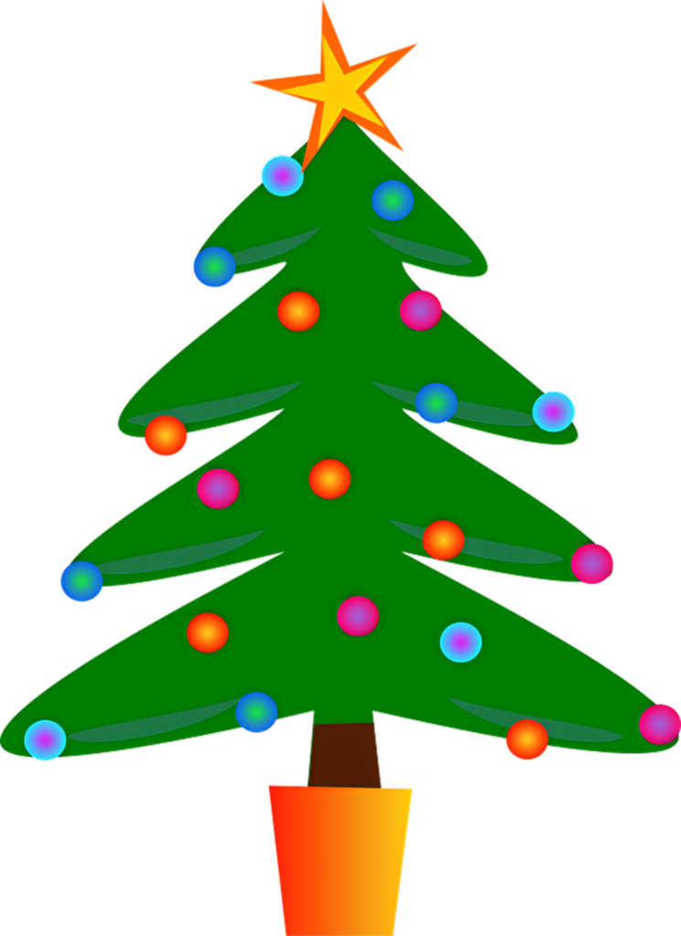Colorful Christmas Tree Wallpaper - Festive Holiday Background