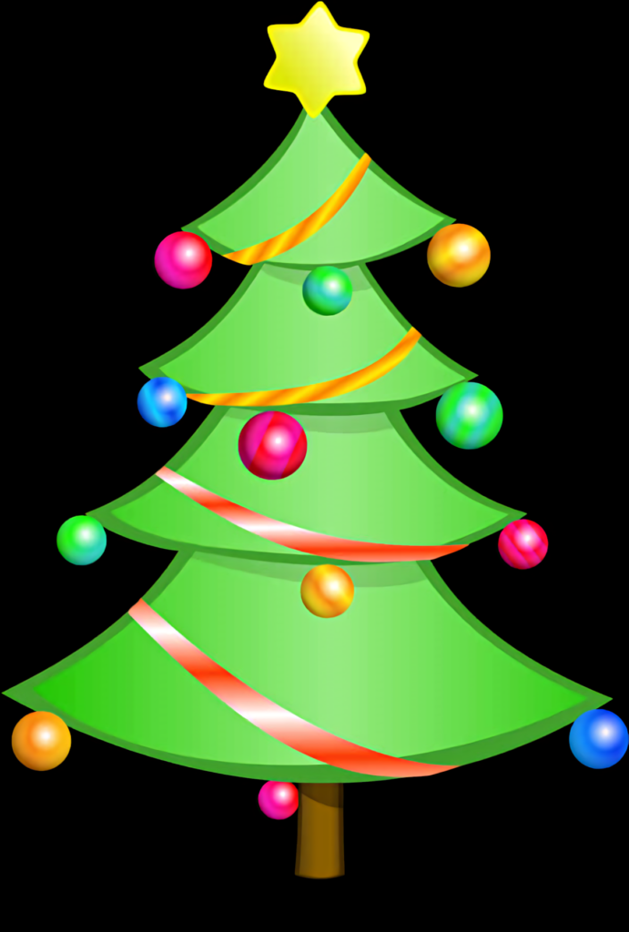 Vibrant Christmas Tree Wallpaper: Colorful Festive Holiday Background