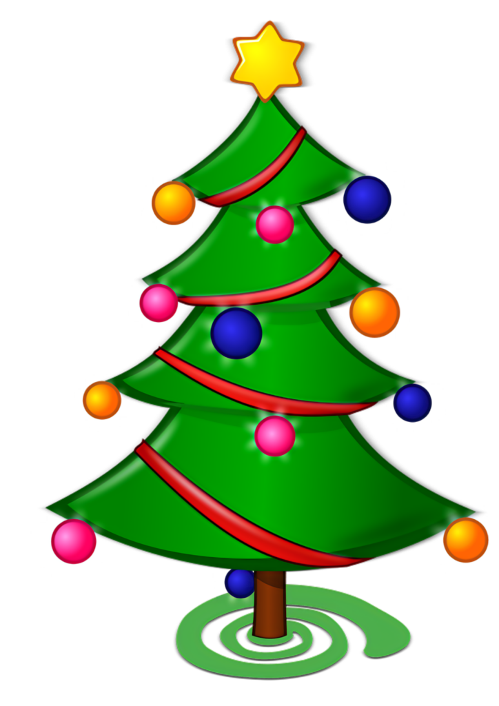 Vibrant Christmas Tree Wallpaper: Colorful Ornaments & Festive Decor