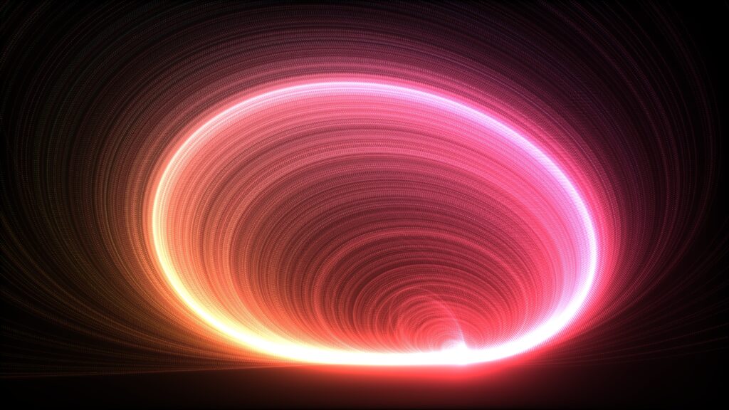 Vibrant Abstract Circles & Lines Wallpaper: Dynamic 5600x3150 Background