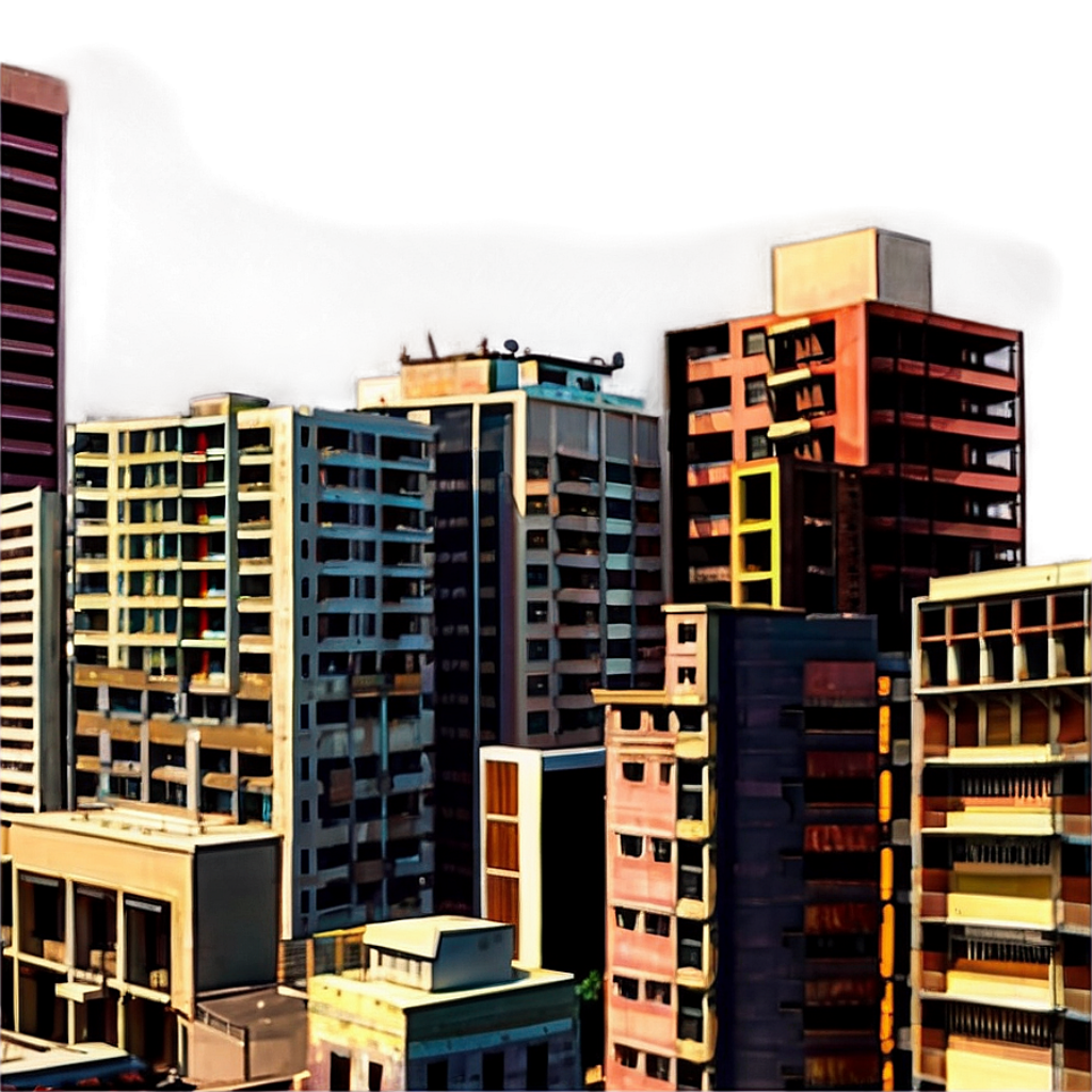 Vibrant Cityscape Wallpaper: Modern Architecture & Dramatic Sky