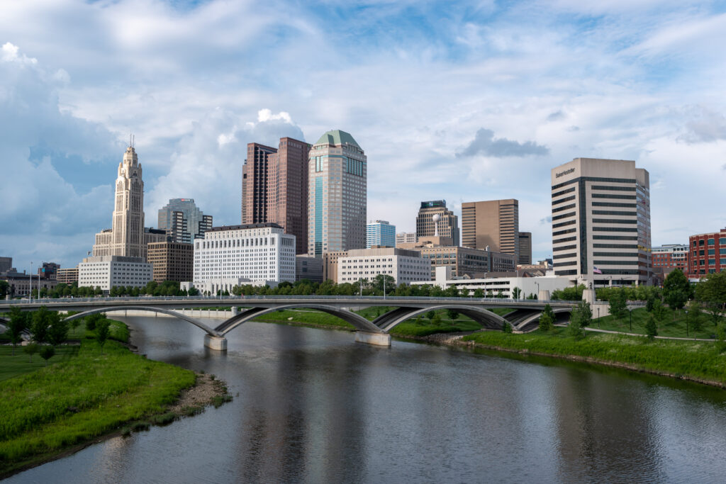 Vibrant Cityscape Wallpaper: Modern & Classic Architecture Skyline