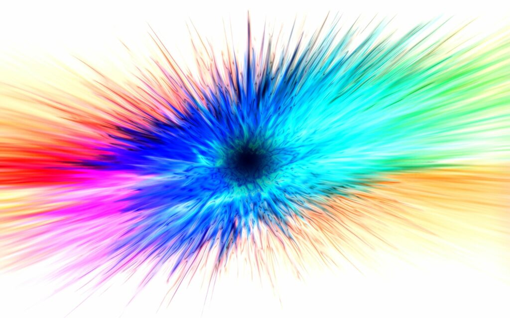 Vibrant Color Burst Wallpaper: Dynamic Spectrum Background
