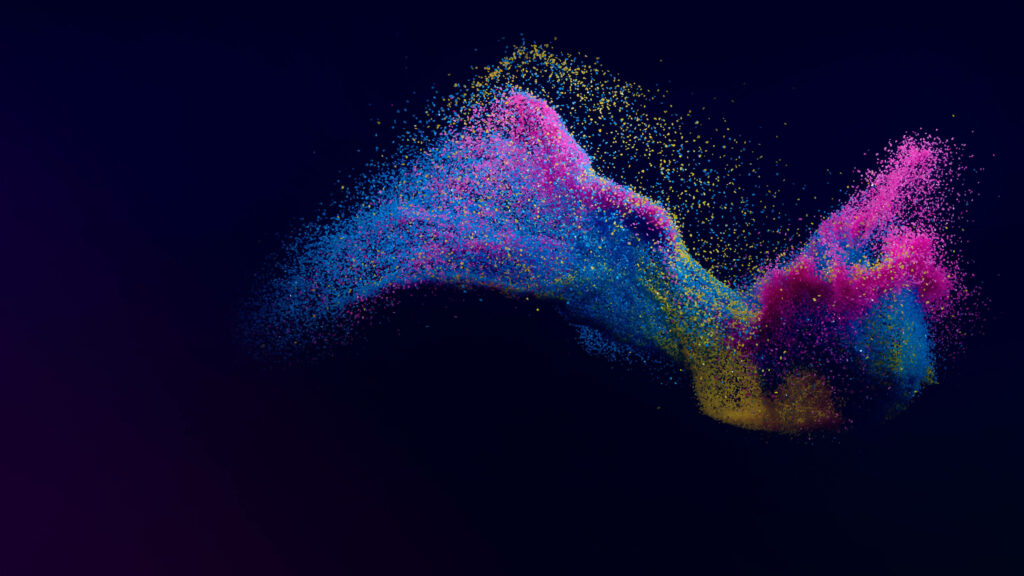 Vibrant Colorful Wallpaper for 3840×2160 Monitors - Dark Background