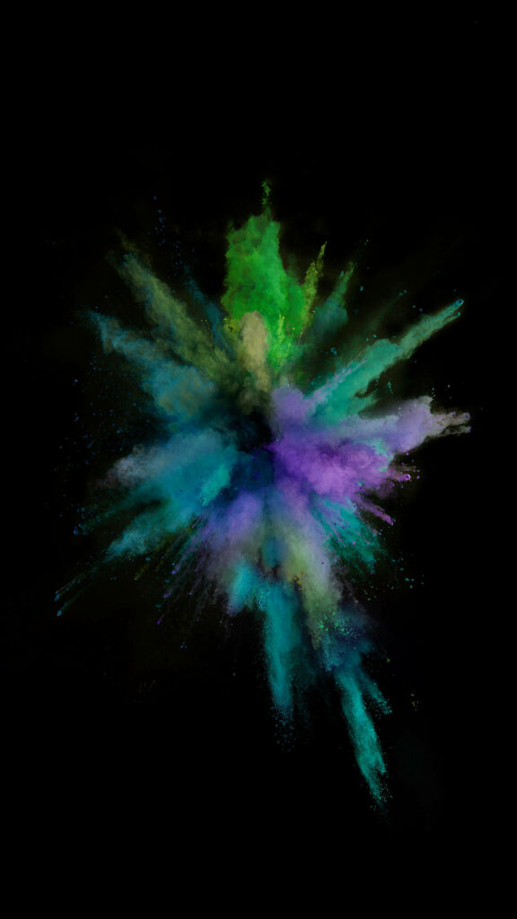 Vibrant Powdery Color Wallpaper for iPhone 5s - Dark Aesthetic