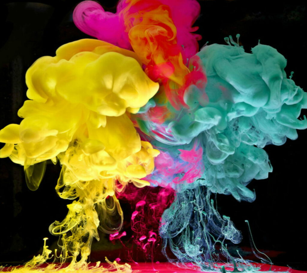 Vibrant Abstract Colorful Smoke: A Captivating HD Wallpaper Background
