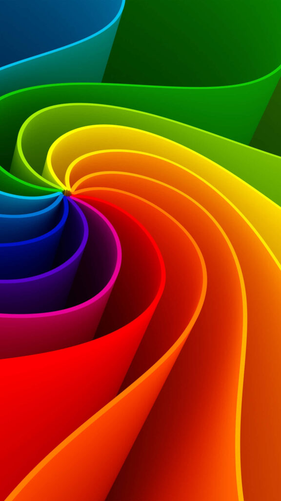 Vibrant Color Swirls Wallpaper - Dynamic Screen Background