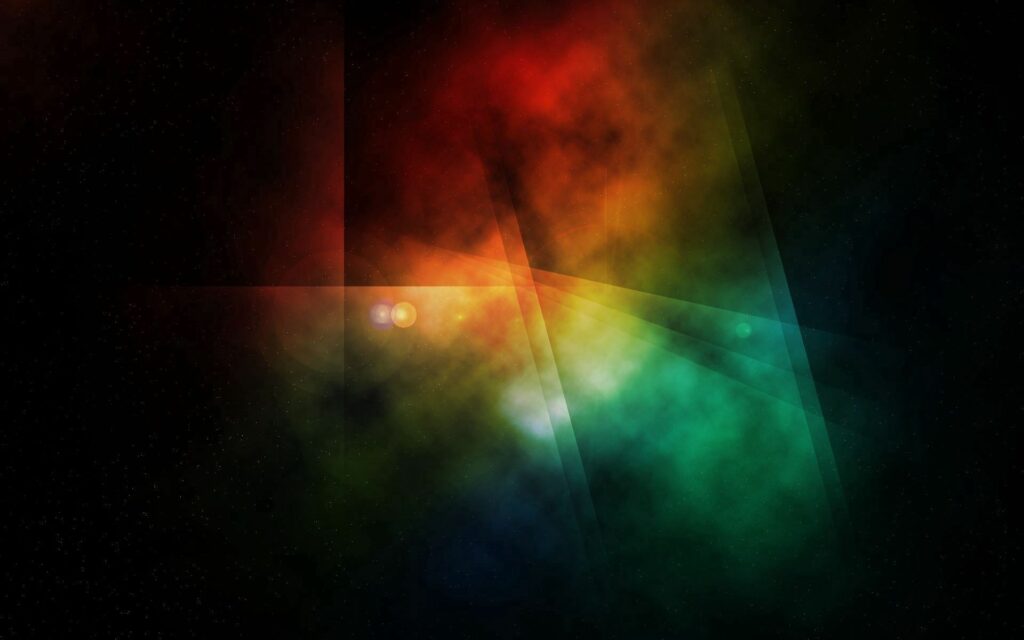 Vibrant Abstract Background Wallpaper with Colorful Overlapping Shapes