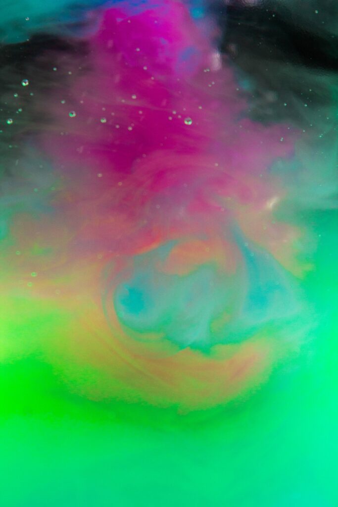 Vibrant Abstract Wallpaper: Colorful Swirls & Fluid Motion Design