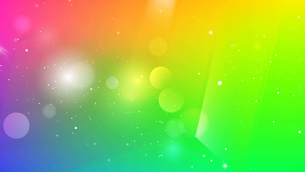 Vibrant Abstract Wallpaper with Colorful Bokeh Effects