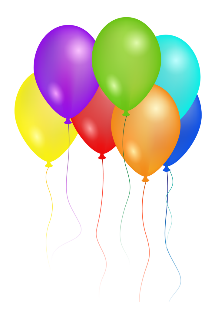 Vibrant Balloon Wallpaper for Festive Celebrations - Colorful Background