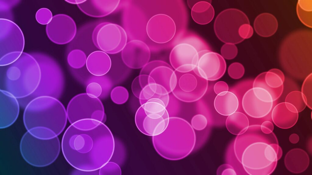 Colorful Overlapping Circles Wallpaper - 1920x1080 Lively Background