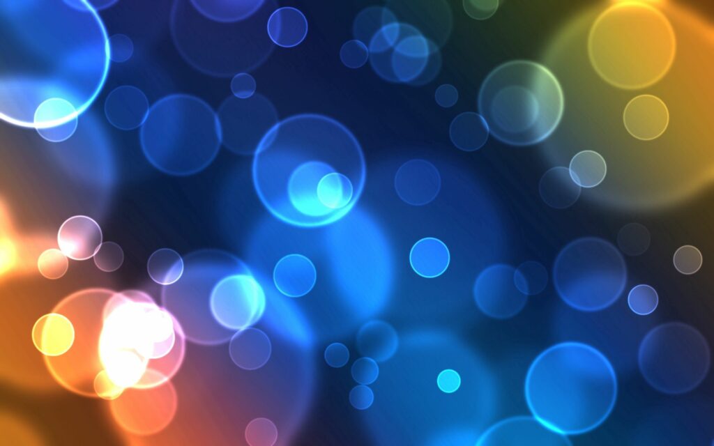 Vibrant Circles Wallpaper - Colorful Background with Soft Glare Effect