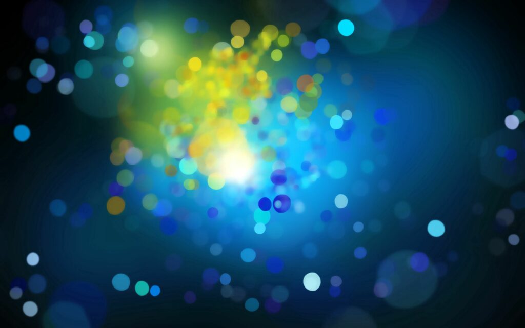 Vibrant Colorful Circles Wallpaper - Dreamy Dark Background