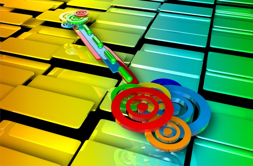 Vibrant Colorful Cubes & Rods: Futuristic Glossy Background Art Wallpaper