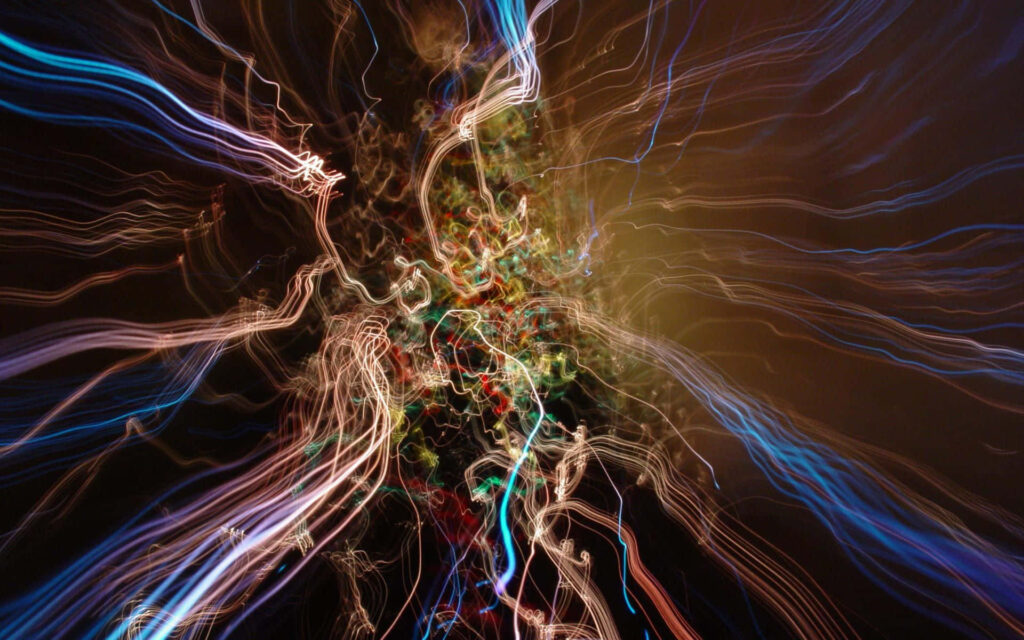 Vibrant Light Trails Wallpaper: Energize Your Space with Color