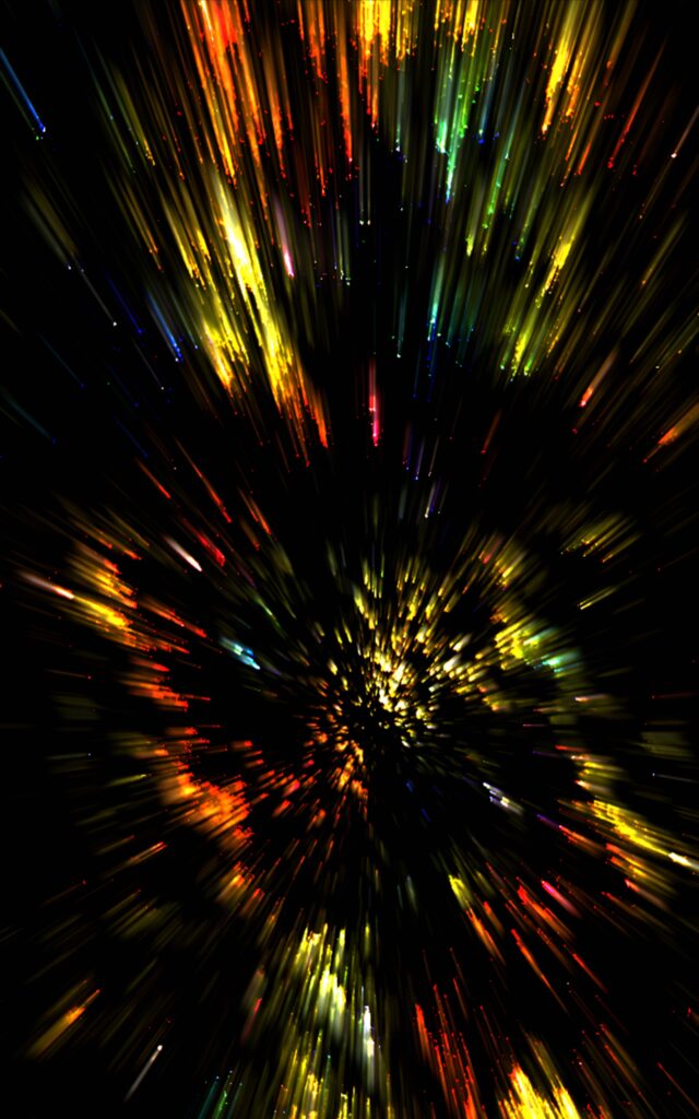 Vibrant Colorful Sparks Wallpaper - Dynamic Dark Background