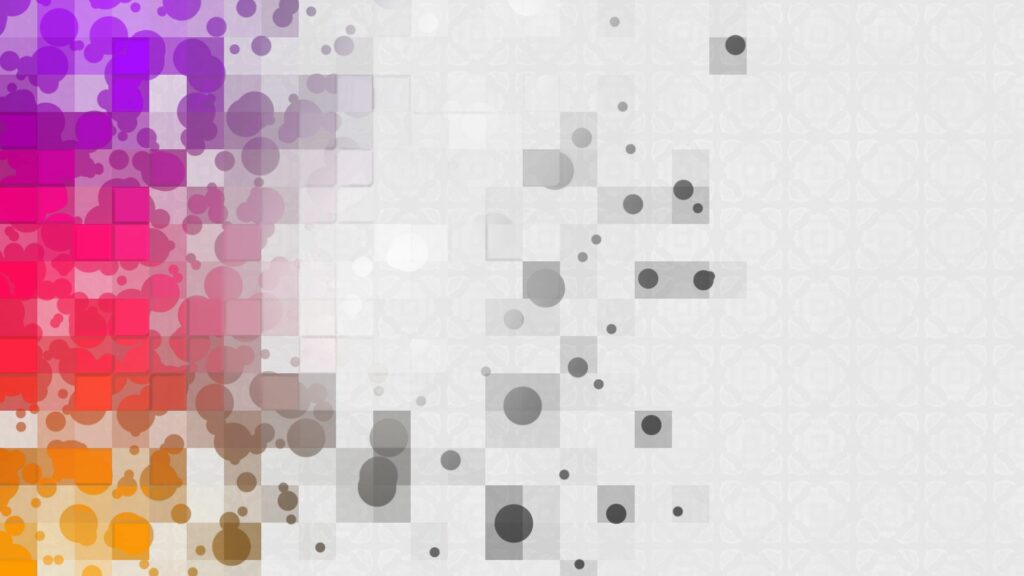 Vibrant Colorful Squares & Dots Wallpaper - Dynamic 1920x1080 Background