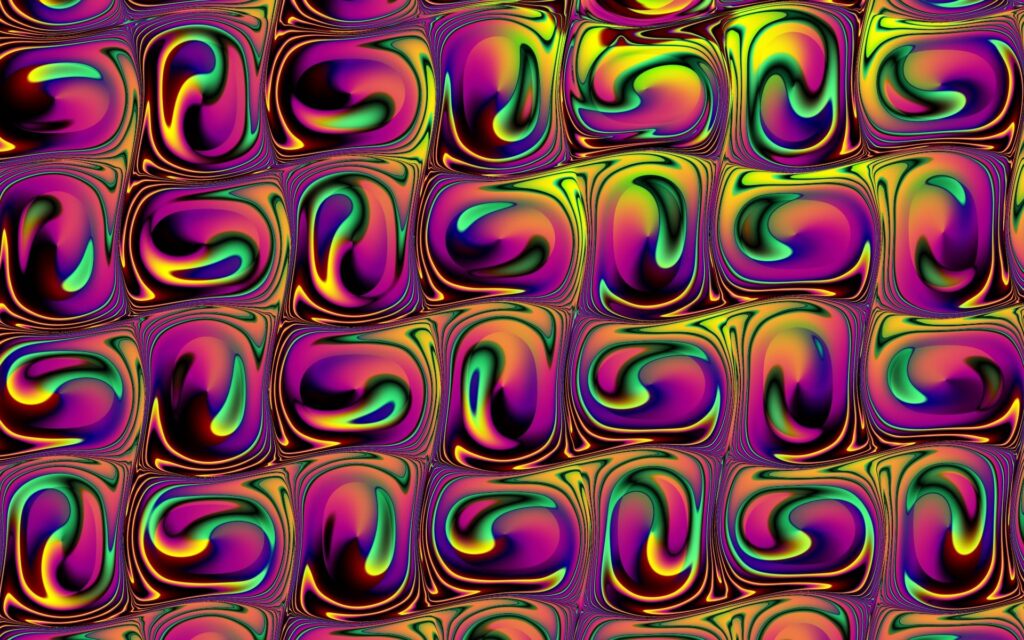 Vibrant Abstract Swirling Lines Wallpaper - 1920x1200 Desktop Background