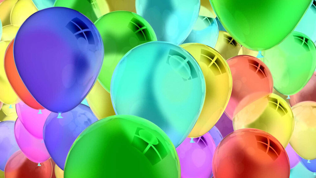 Colorful Balloon Wallpaper: Festive Background for Cheerful Vibes