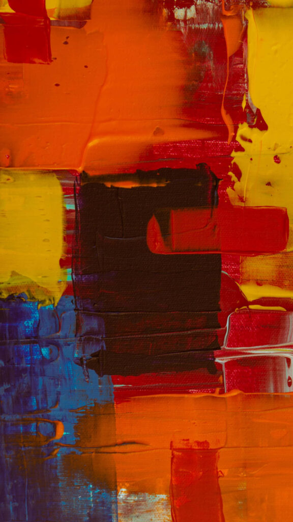 Vibrant Abstract Art Wallpaper: Bold Colors & Dynamic Design
