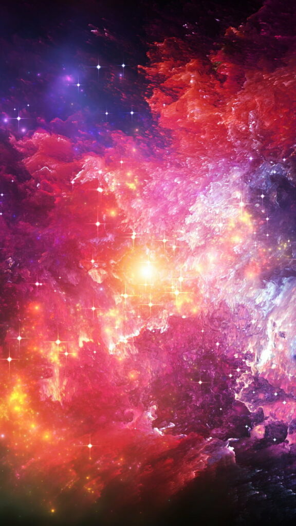Vibrant Cosmic Landscape HD Wallpaper - Nebula & Stars Background