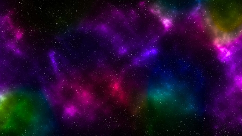 Vibrant Cosmic Landscape Wallpaper: Explore the Universe's Mysteries