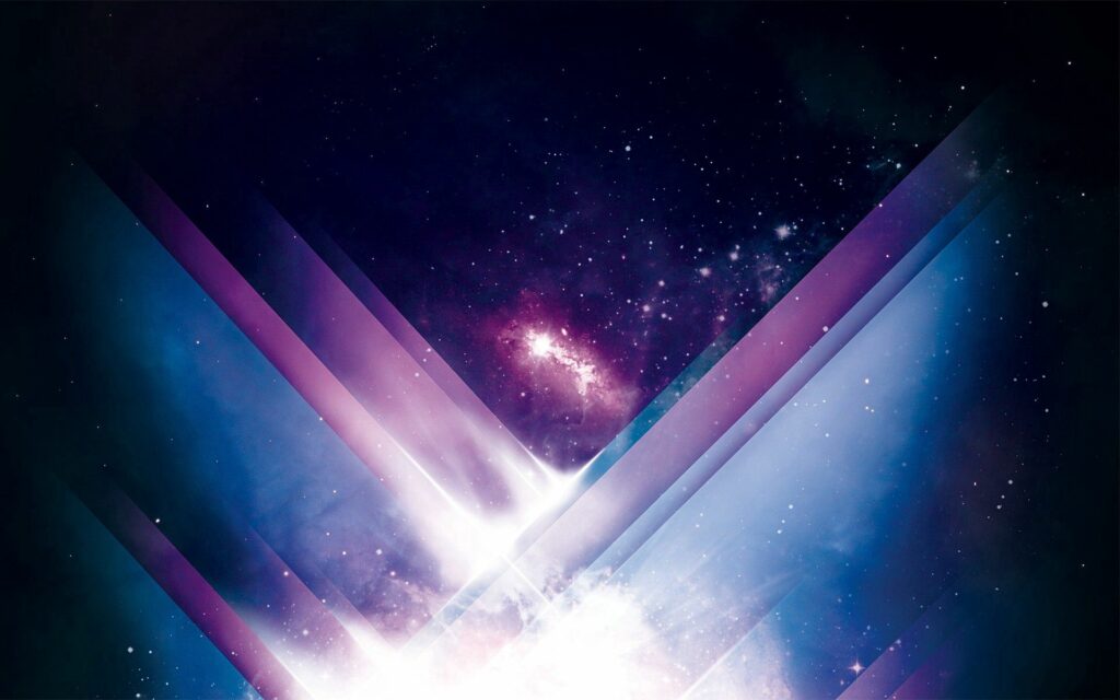 Vibrant Cosmic Background Wallpaper: Colorful Light Explosion