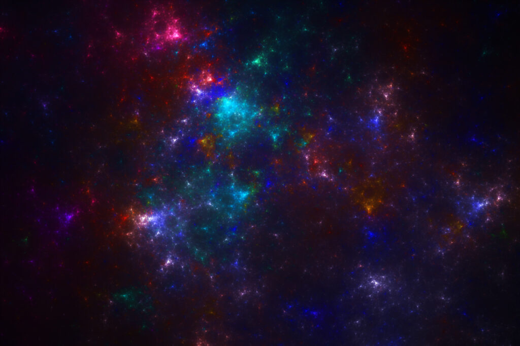 Vibrant Cosmic Nebula Wallpaper: Dazzling 3000x2000 Abstract Background