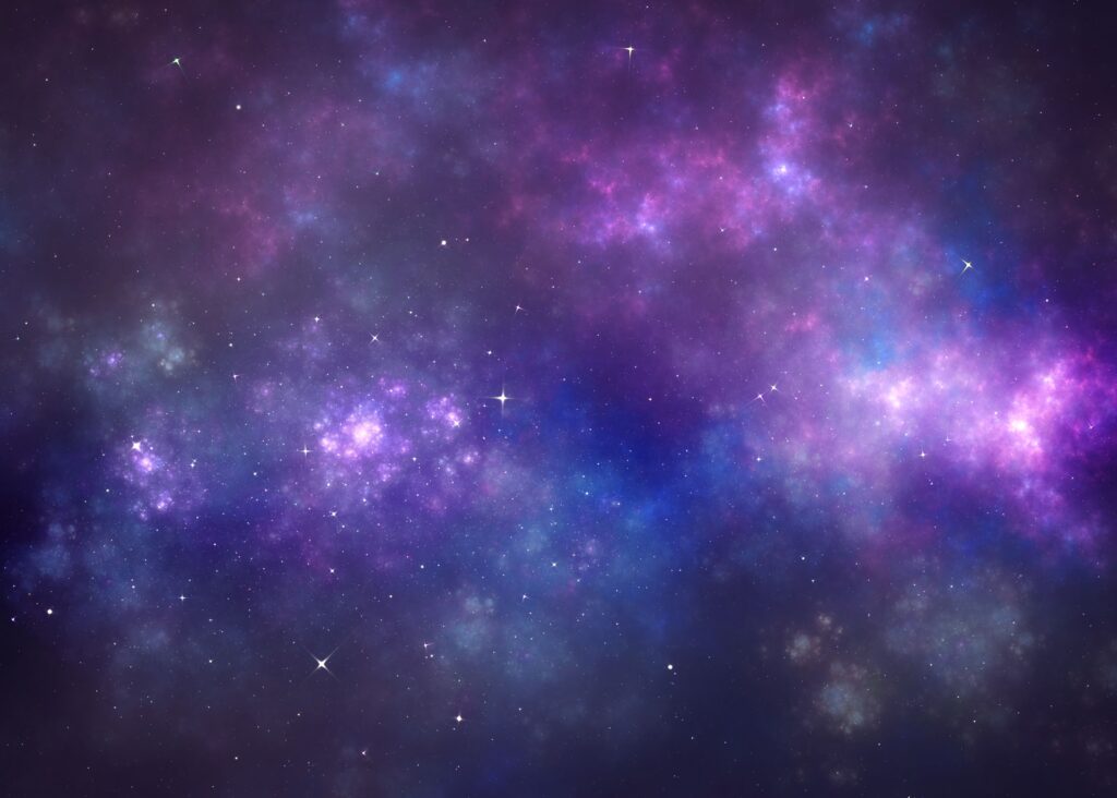 Vibrant Nebula Wallpaper: Stunning Cosmic Scene with Twinkling Stars