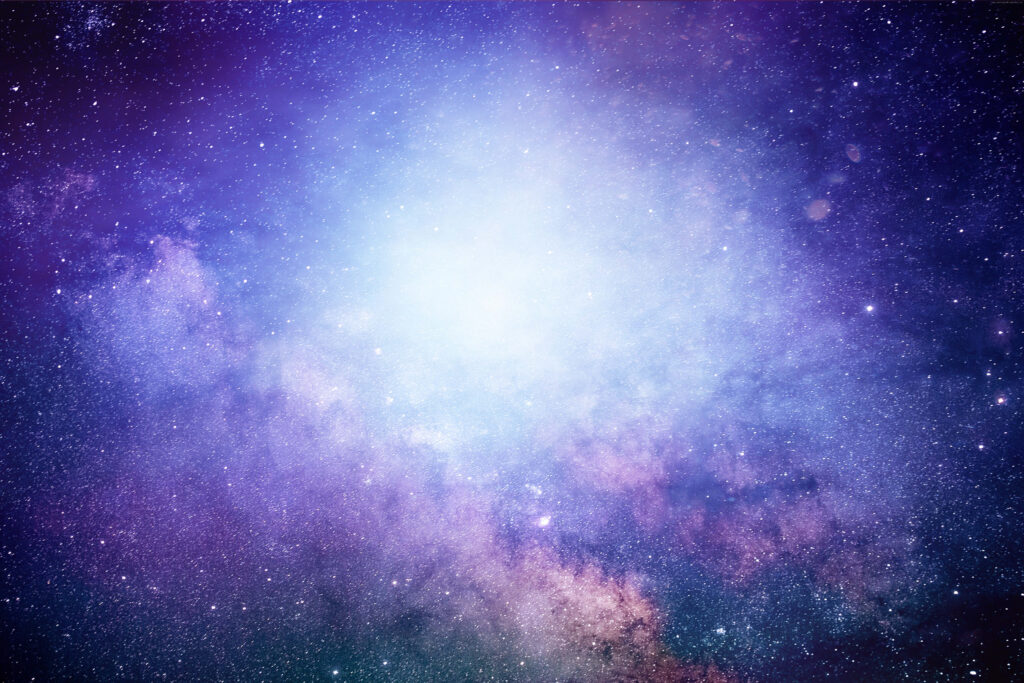 Stunning outer space wallpaper with vibrant nebulae and twinkling stars for space enthusiasts.