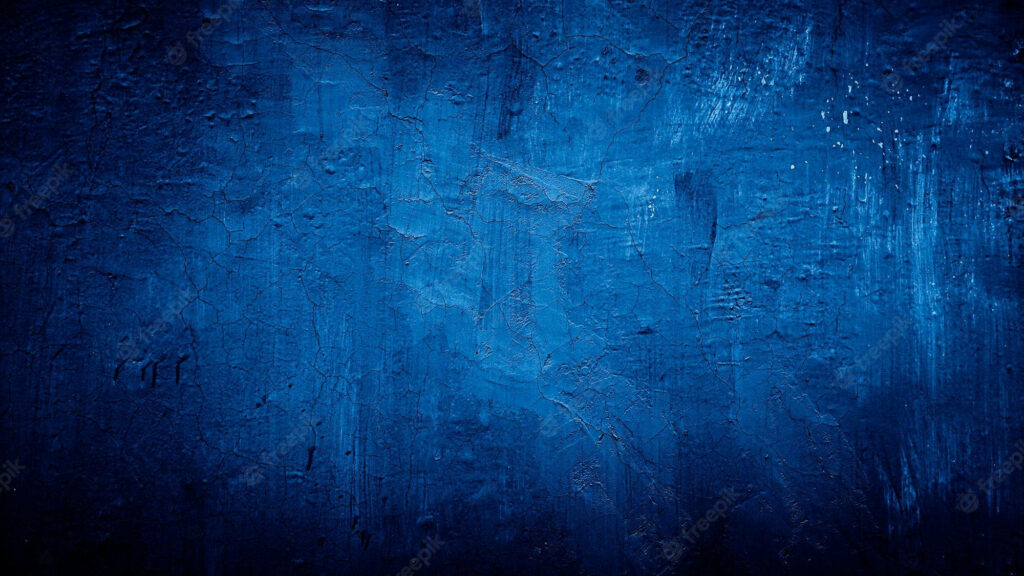 Vibrant Cracked Blue Wall Texture: Rustic Artistic Wallpaper Background