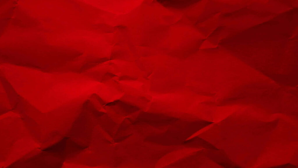 Vibrant Crumpled Red Texture Wallpaper for Bold Design Projects