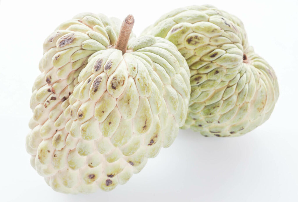 Vibrant Custard Apple Wallpaper: Nature's Textured Fruit Delight