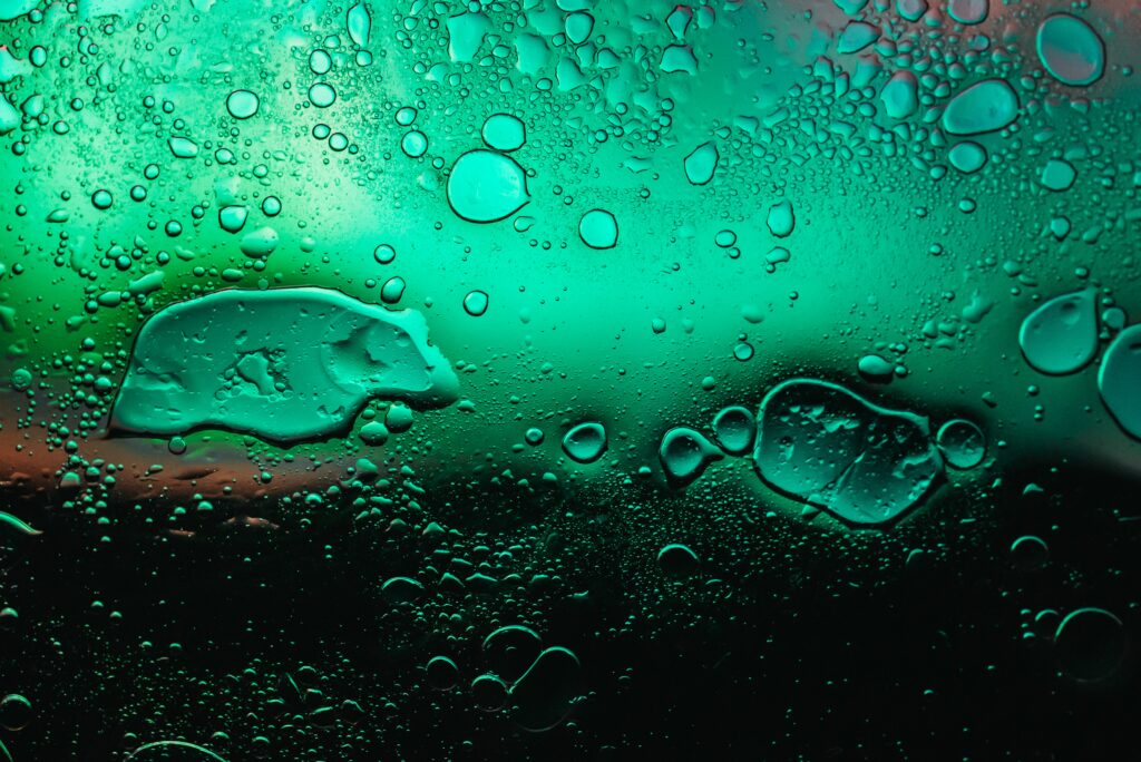 Vibrant Abstract Wallpaper: Textured Drops & Bubbles Background