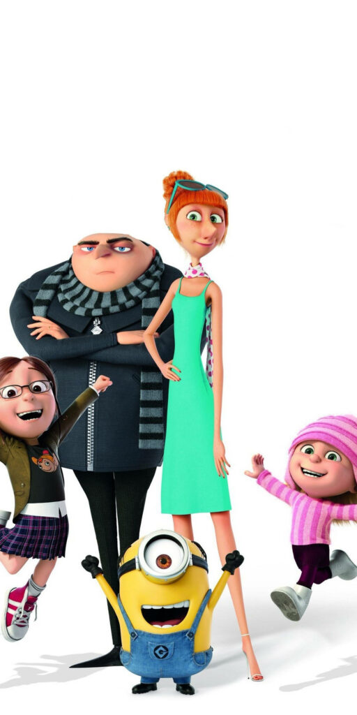 Despicable Me 3 Wallpaper: Felonious Gru & Family with Minion