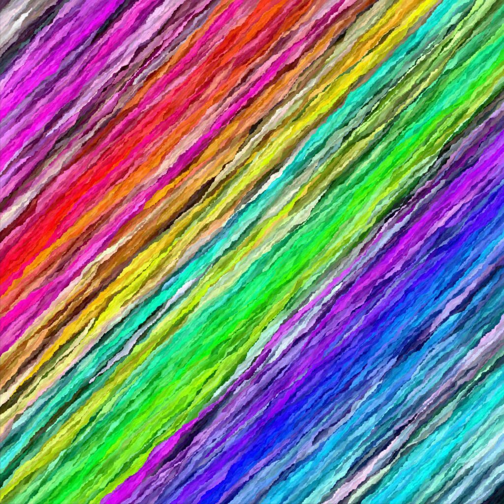 Colorful Diagonal Stripes Wallpaper: Energetic Abstract Background