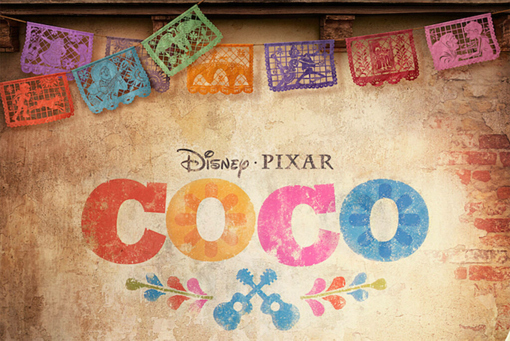 Vibrant Pixar Coco-Inspired Digital Art Wallpaper Background