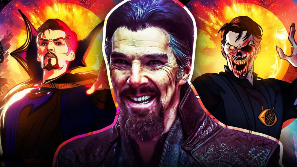 Vibrant Doctor Strange Wallpaper: Marvel's What If...? Colorful Designs