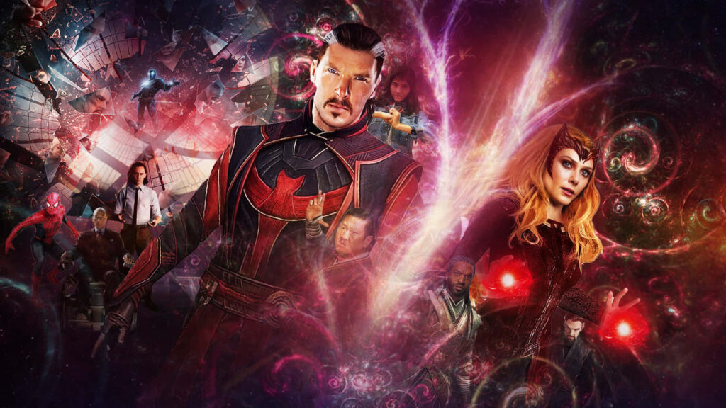 Doctor Strange & Scarlet Witch: Multiverse Madness Wallpaper Background