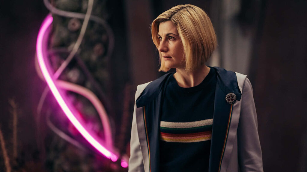 Vibrant Doctor Who Wallpaper: Adventure in a Futuristic Setting