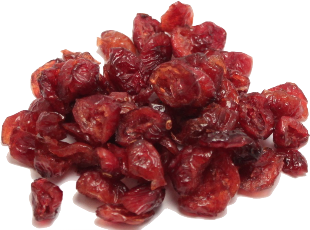 Vibrant Dried Cranberries on Transparent Background | Chewy Texture Wallpaper